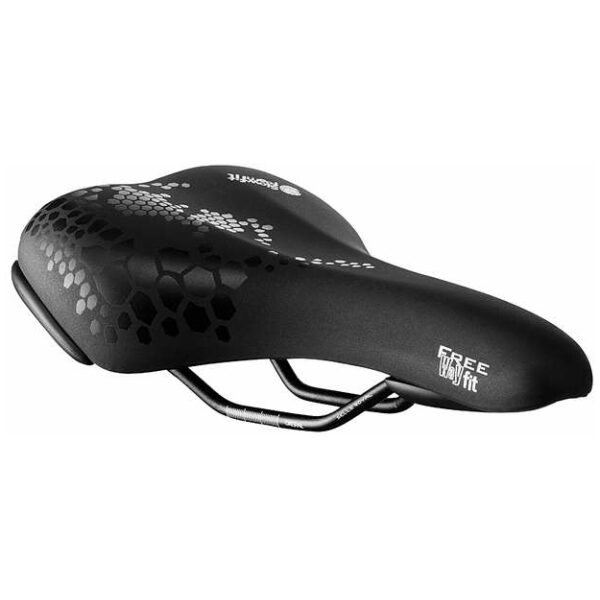 Selle Royal classic freeway slow fit foam soft touch mokka Zadel Zwart