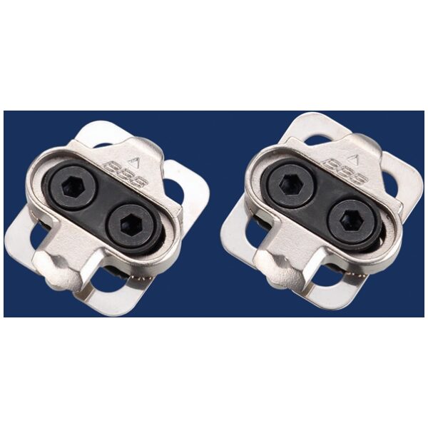 BBB BPD-01 Schoenplaatjes Click&Go compatibel met alle SPD-type schoenen en pedalen Zilver
