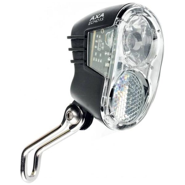 Axa KOPLAMP ECHO15 LED DYNAMO AANSLUITING E-BIKE 6V Zwart - Afbeelding 3