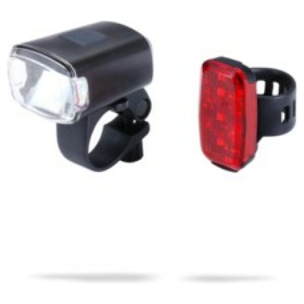 BBB Verlichtingsset 60-130 lumen Led stud combo BLS-142 Zwart