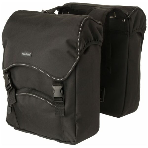 Fastrider Dubbele fietstas bag Traffic 28 liter Zwart