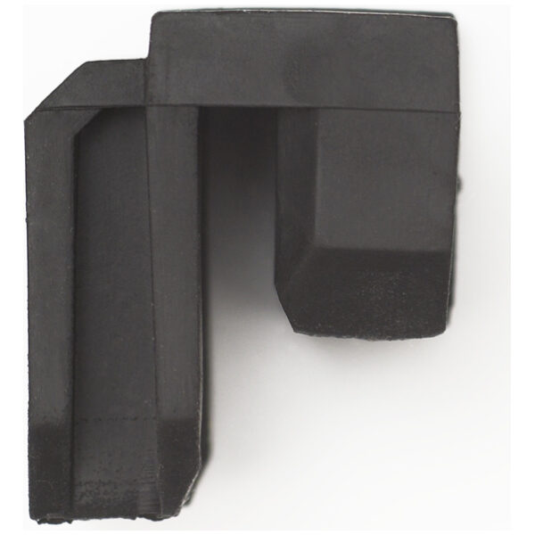 Bosch EBP RUBBER ADAPTER 4MM ACCU GELEIDERAIL A ZW Zwart