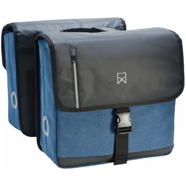 Willex Dubbele Canvas Kantoortas B Blauw