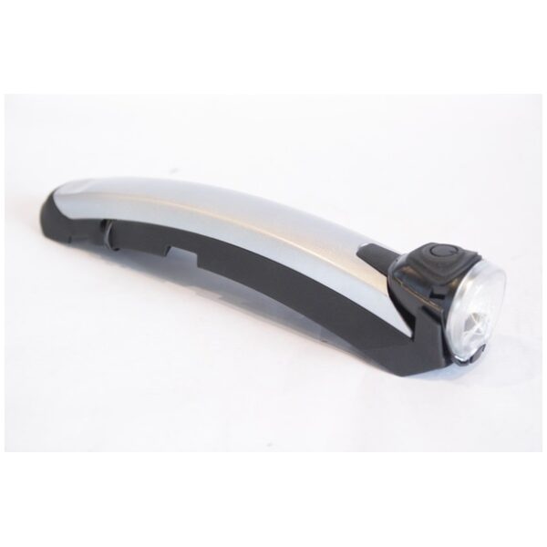 Gazelle Koplamp fender light V/2 naafdynamo Chroom|Zwart