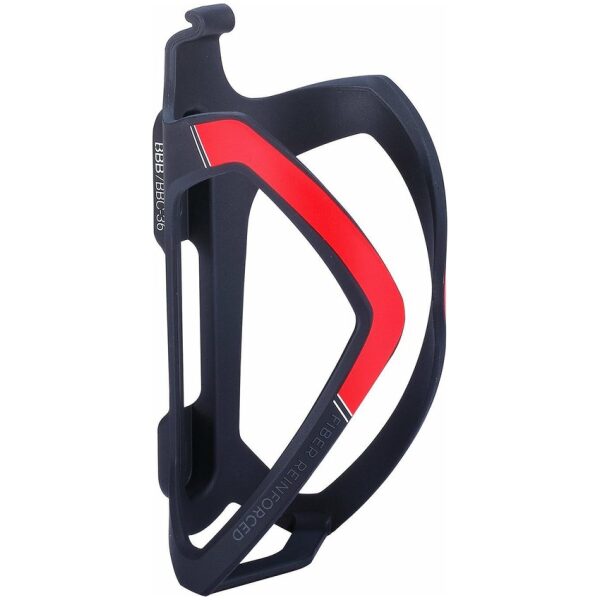 BBB BBC-36 Bidonhouder FlexCage Mat Zwart/rood