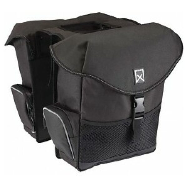 Dubbele Bagagetas Zwart Dubbele Bagagetas 24 liter Zwart