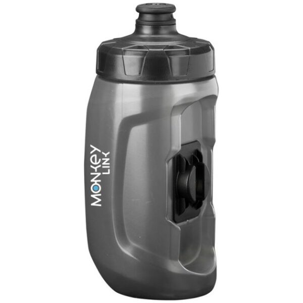 Monkeylink Bidon ML-MonkeyBottle Cap 450ml met ML-BottleMount Grau