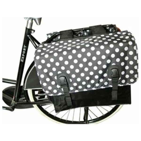 Beck Classic White Small Dots Zwart