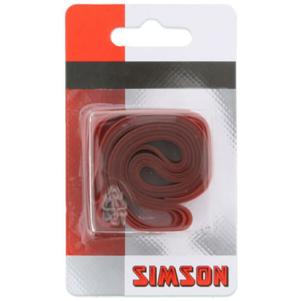 Simson velglint pvc 15mm Rood