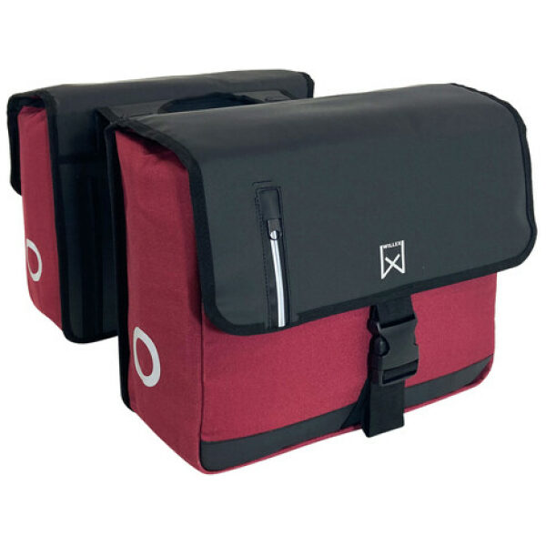 Willex Dubbele businesstas 30L Rood
