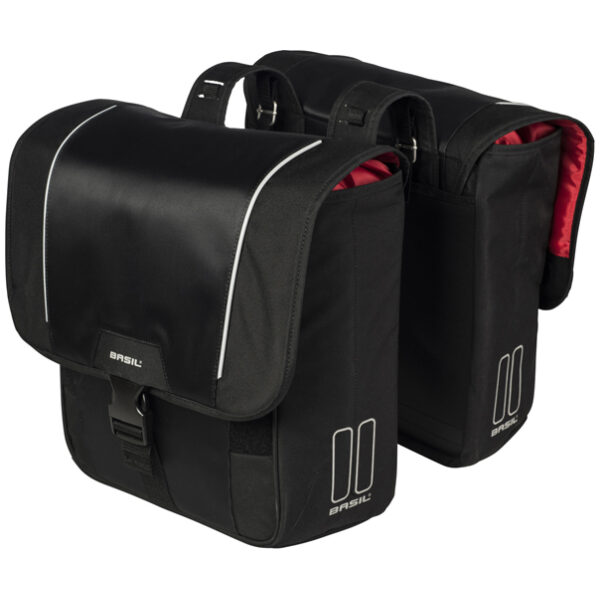 Basil Tas Sport Design Double Bag 32 liter/Rood 35x15x45cm Zwart