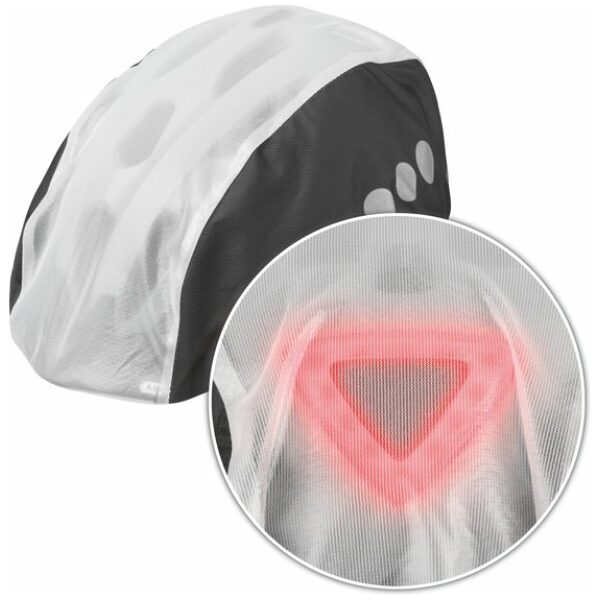 Abus VALHD REGENHOES TOPLIGHT TRANS/ZWART Transparant/Zwart