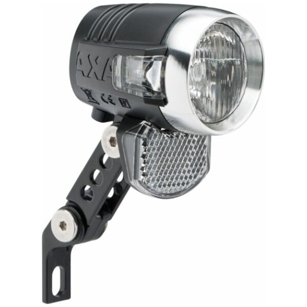 Axa KOPLAMP BLUELINE 50 E-BIKE LED DYNAMO Zwart