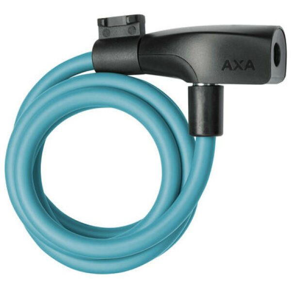 Axa SLOT KABEL RESOLUTE 120X8 M/HOUDER LBL Ice Blue