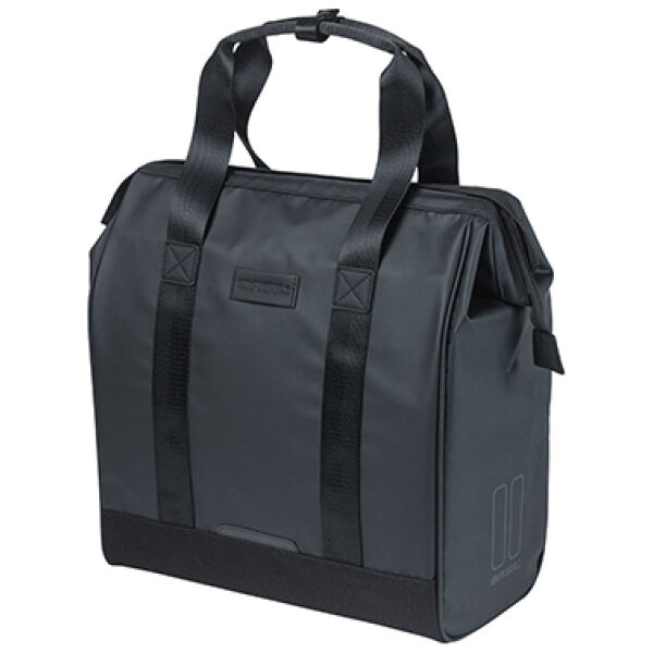 Basil shoppertas Grand Bicycle Shopper 32 liter 34x19x35 Zwart