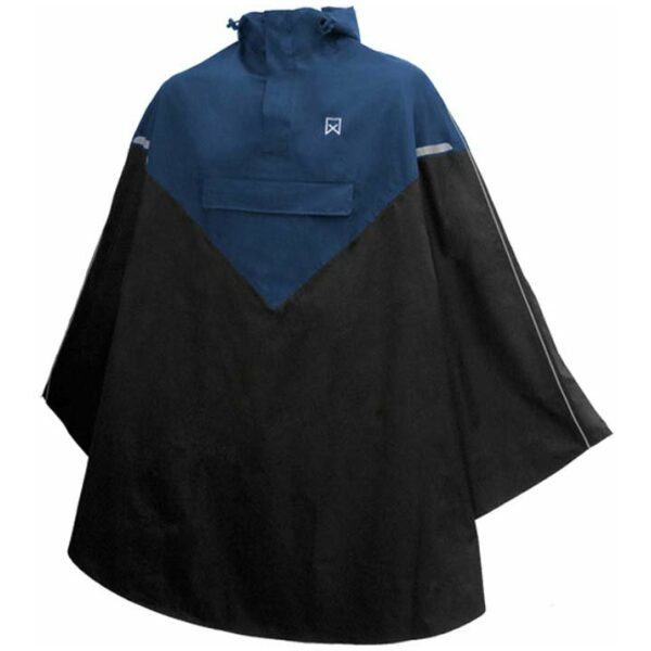 Willex Poncho S/M Marineblauw/Zwart