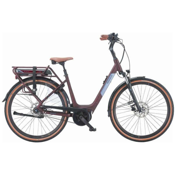 Pegasus Siena E7F Belt NL 400Wh Dark Red Matt - Afbeelding 4