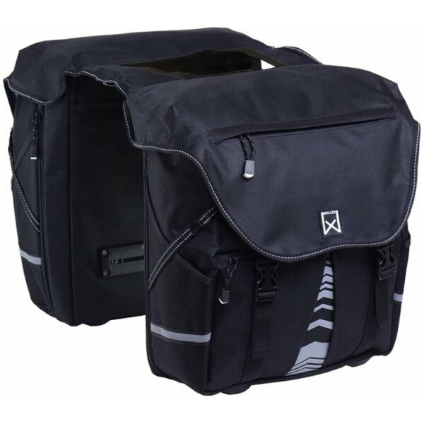 Willex Dubbele fietstas 28 liter - Bagagetas 1200 Zwart