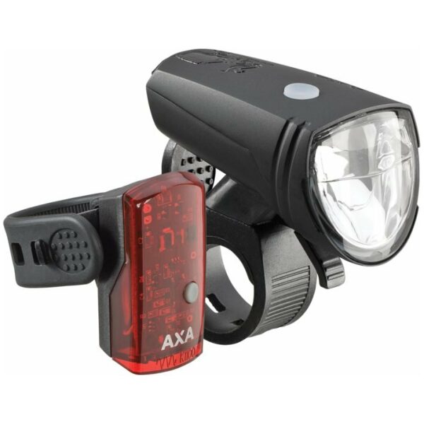 Axa LAMPSET GREENLINE 15 USB LED ZW Zwart