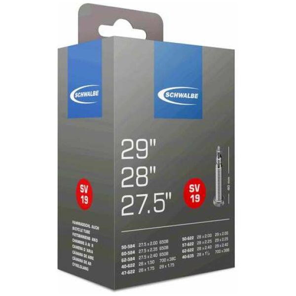 Schwalbe 28" 28x1 1/2-1.50-2.35 40/60-622/635 FV binnenband BLACK