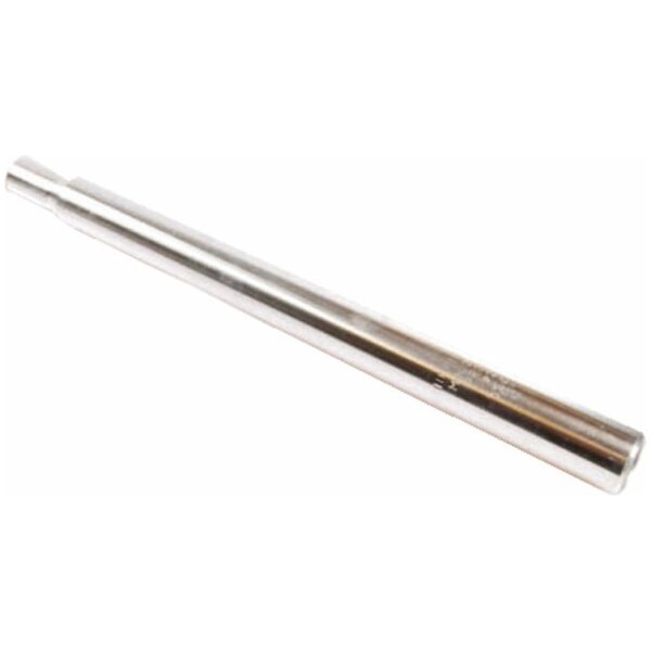Merkloos ZADELPEN KAARS 27.2X350 ALM Zilver