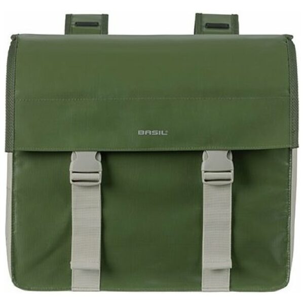 Basil Urban Load dubbele fietstas mosgroen/zand Moss Green/Sand - Afbeelding 6