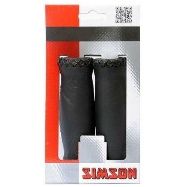 Simson handvat leder Zwart - Afbeelding 3