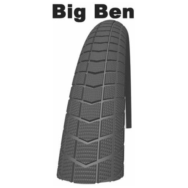 Schwalbe Big Ben rs draad 11100555 BLACK