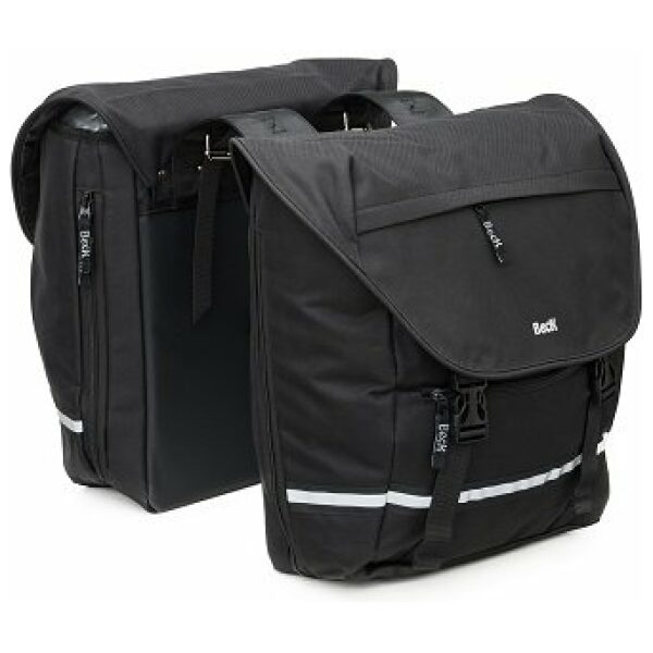 Beck SPRTVe bies 30 liter Dubbele fietstas Zwart