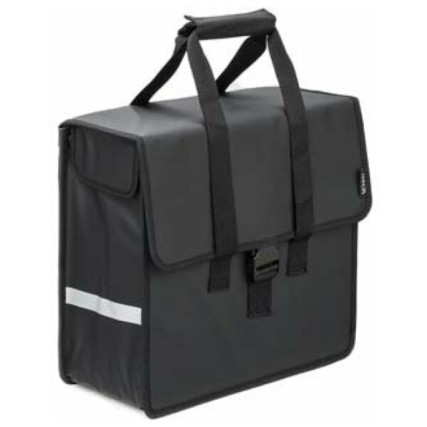 Beck Shopper 20 liter mat-Zwart bisonyl enkele fietstas Zwart