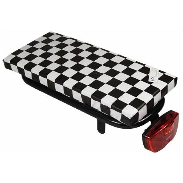 Hooodie Cushie Black Checker Array Zwart / Wit