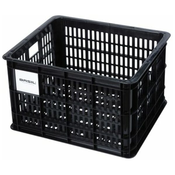 Basil KRAT BAS PVC ZW 29.5L Zwart