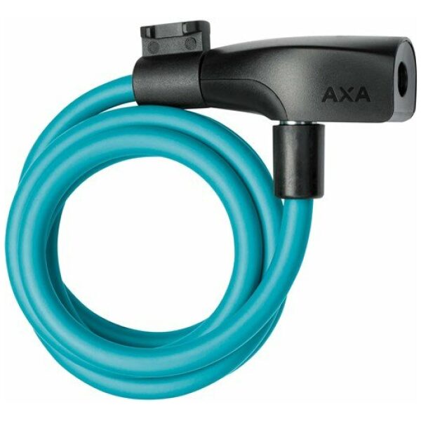 Axa SLOT KABEL RESOLUTE 120X8 M/HOUDER LBL Ice Blue