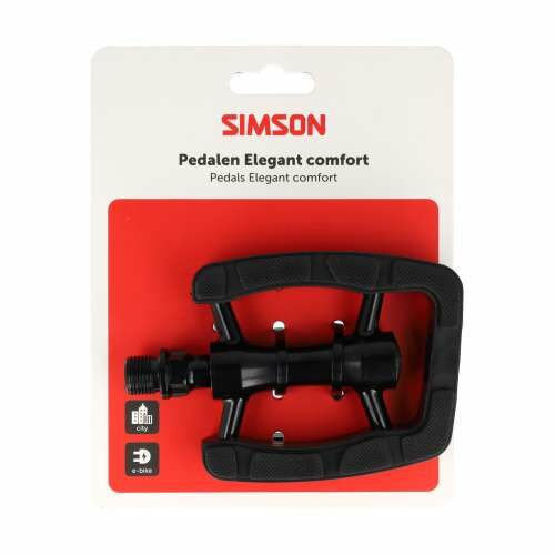 Simson pedalen Elegant comfort Zwart